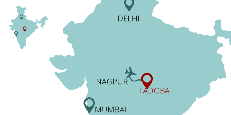 tadoba map