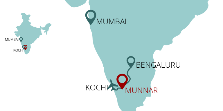 Munnar Map