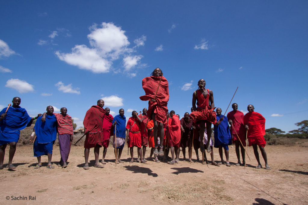 Maasai Performance, Amboseli
