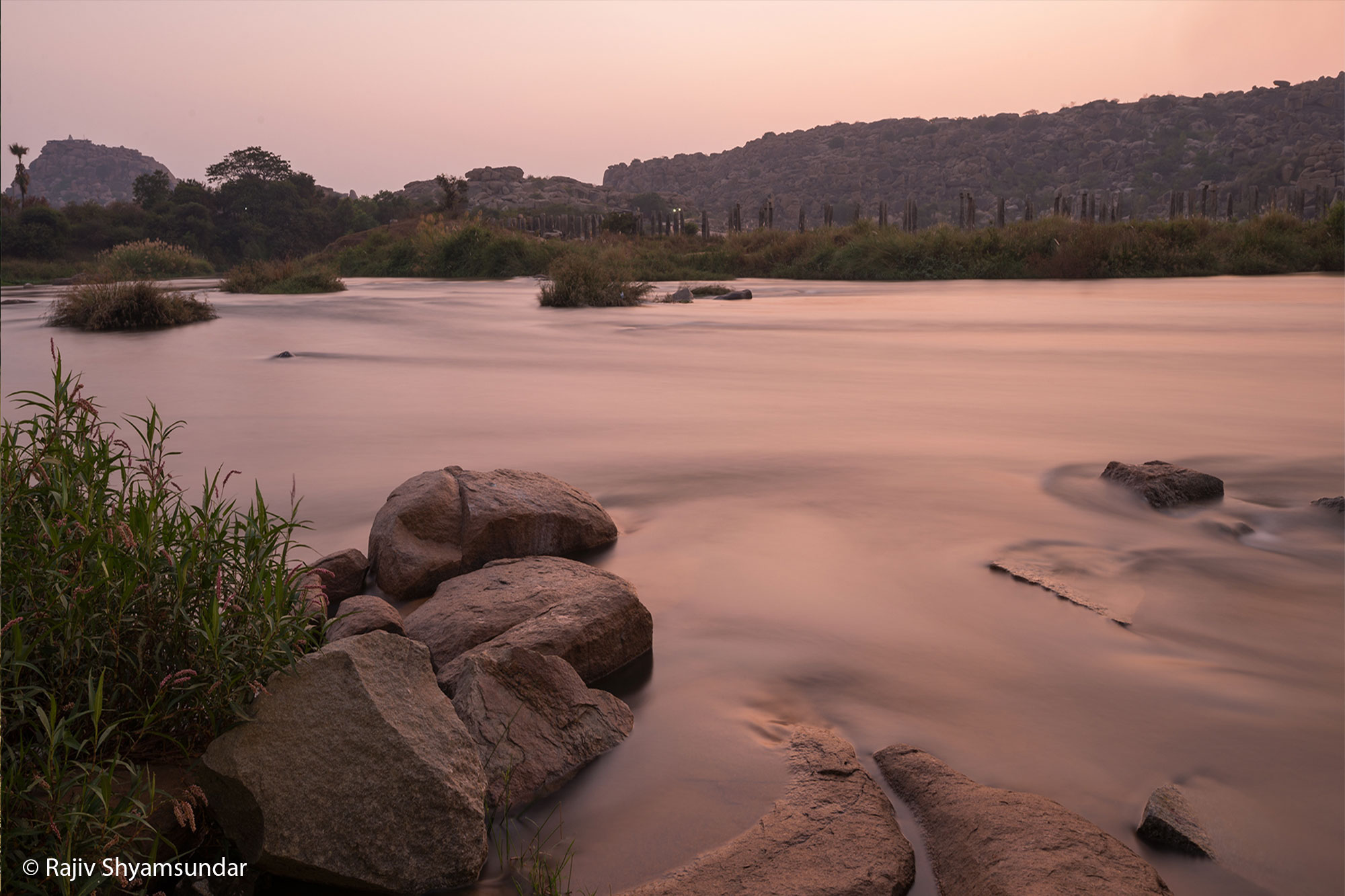 The Tungabhadra River in Hampi. © Rajiv Shyamsundar