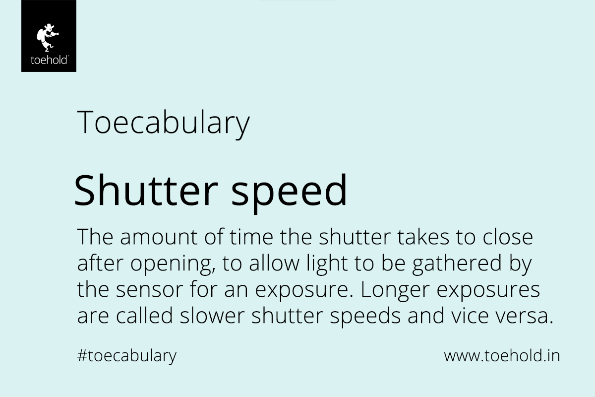 toecabulary shutter speed 2024